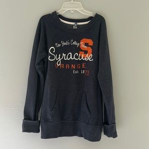 Syracuse Crew Neck Sweatshirt With Front Pocket